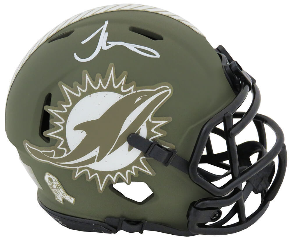 Tyreek Hill Signed Miami Dolphins STS Riddell Speed Mini Helmet – (SCHWARTZ COA)